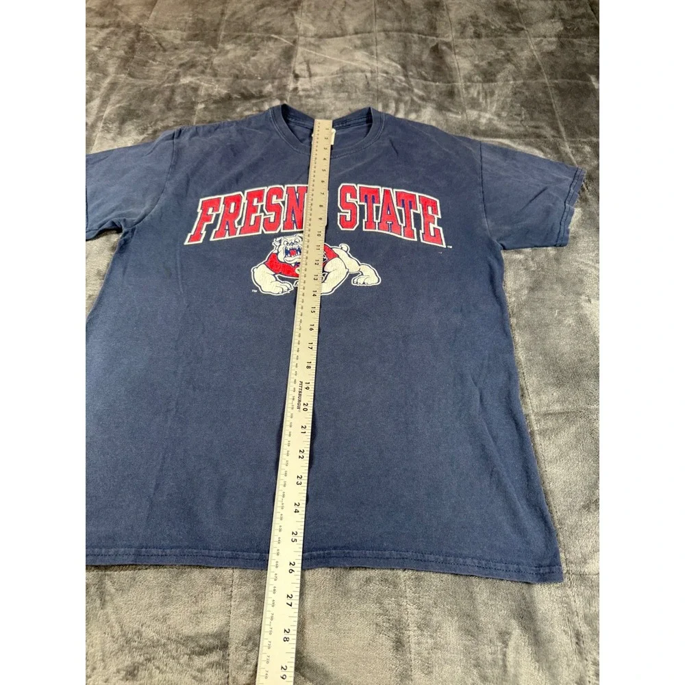 Fresno State Bulldogs T-Shirt NCAA College Gildan Heavy‎ Cotton Mens Medium